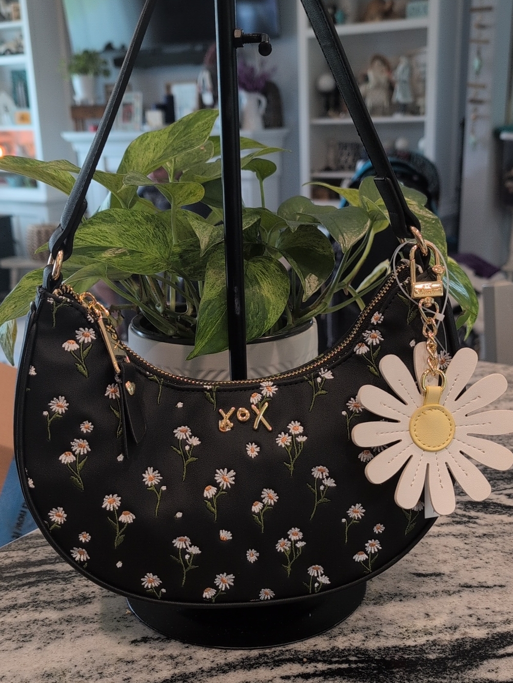Betsey Johnson daisy Hobo Shoulder Bag
